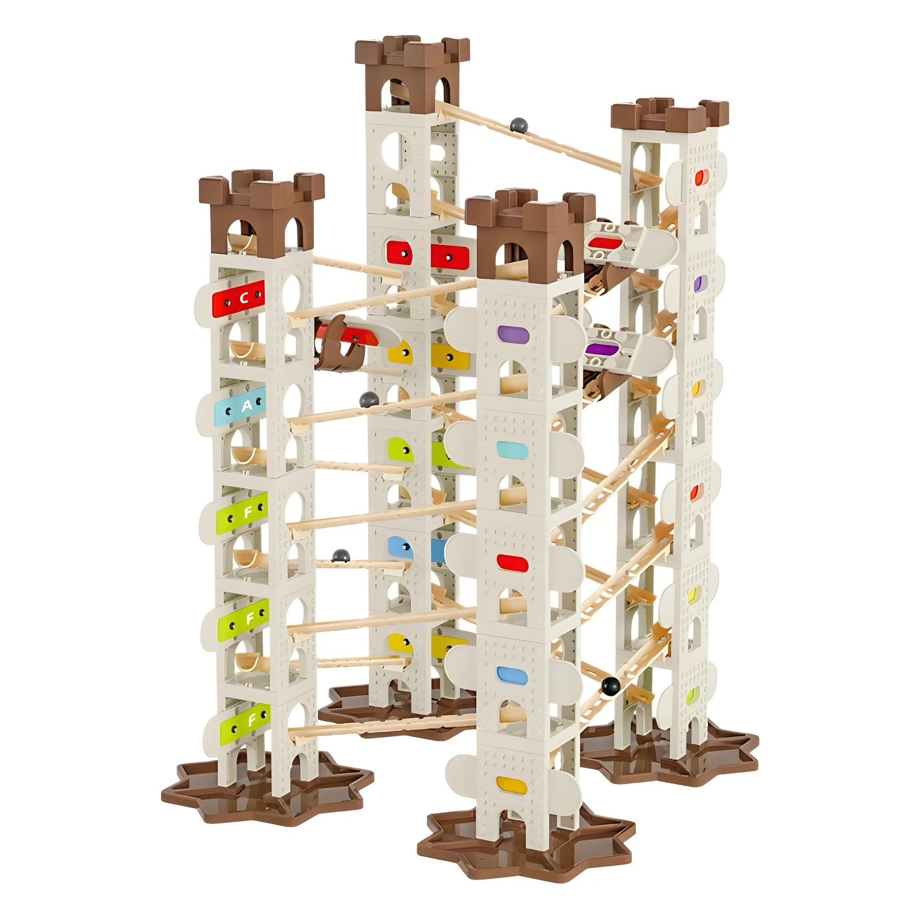 Marble Runs for Kids with Music Pillars STEM Toys with Marble Runs Music Educational Learning Marble Maze Track Toys for Kids