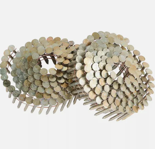 15 Degree Round Head Wire Weld Collatedsmooth Shank Coil Roofing Nails