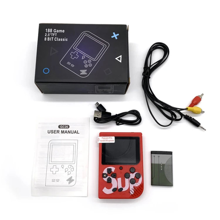400 В 1 Детская портативная игровая мини-приставка sup в стиле ретро
