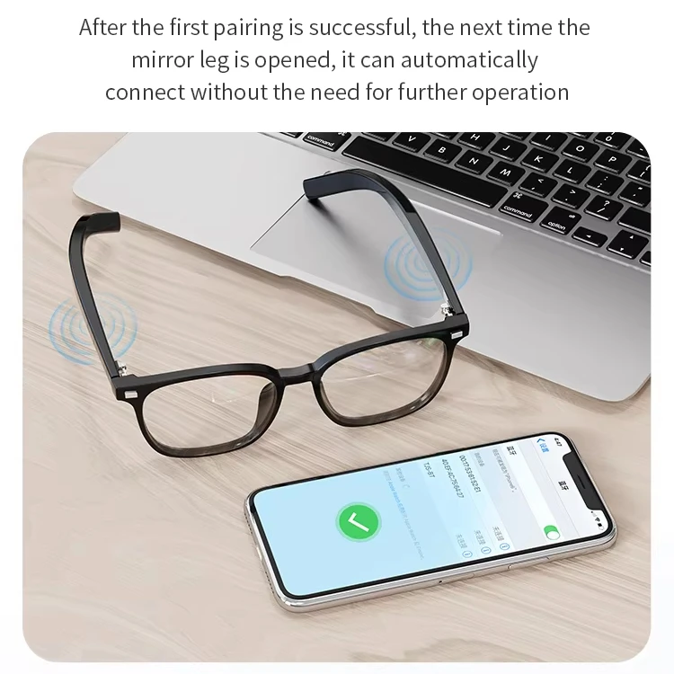 Car smart glasses music headphones sunglasses can be paired with myopia lenses smart Bluetooth glasses