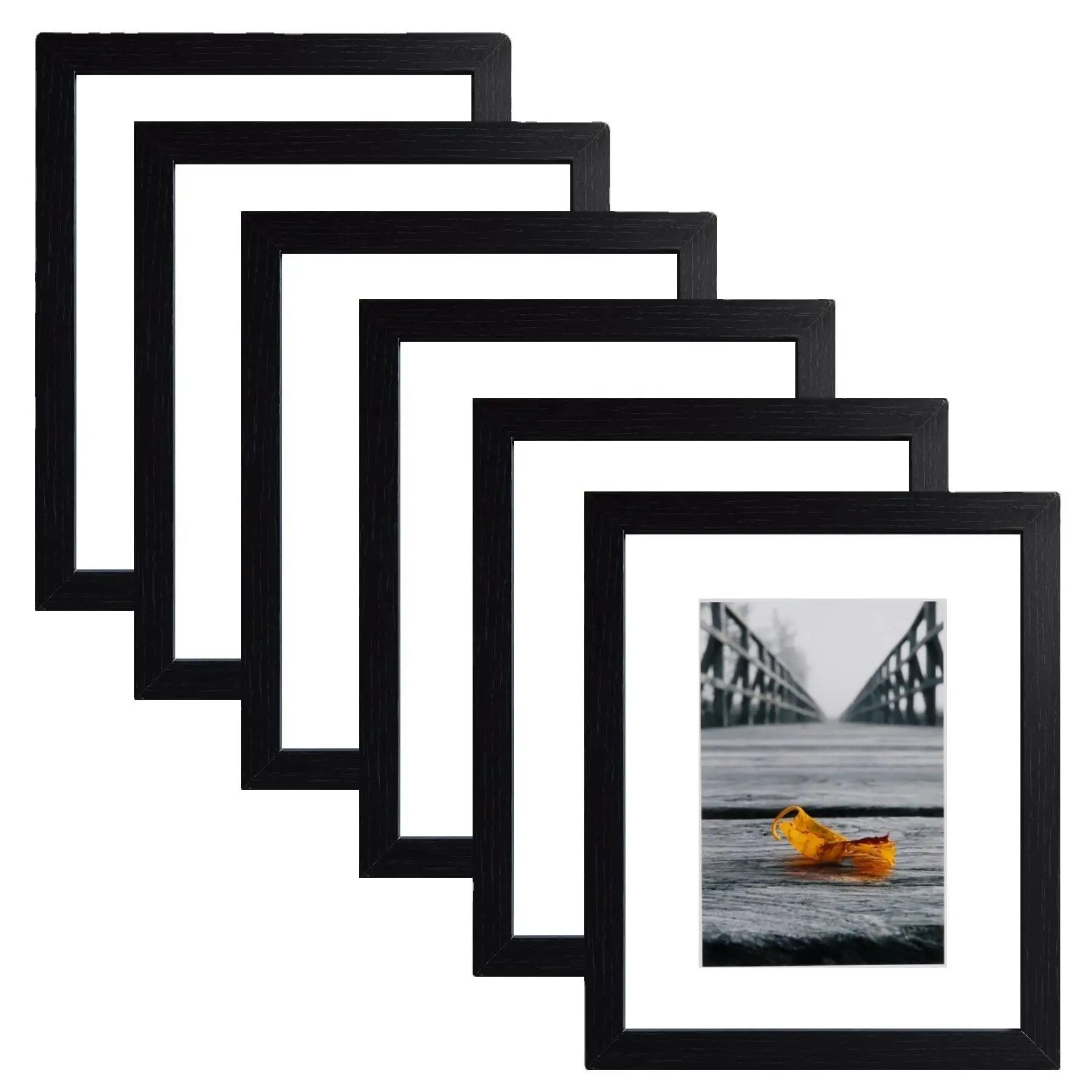 Hannuo Wholesale Home Decoration A4 Photo Frame Picture Framing Machine Hanging Wood Photo Frame
