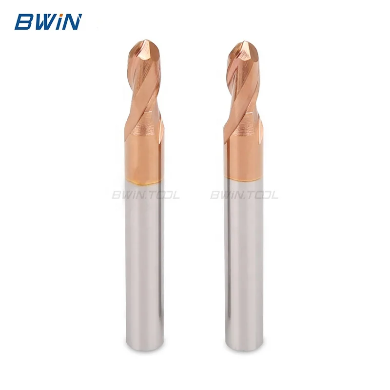 Competitive Price Tungsten Carbide with 2 Flutes Ball Nose End Mill Milling Cutter for Cutting Tools