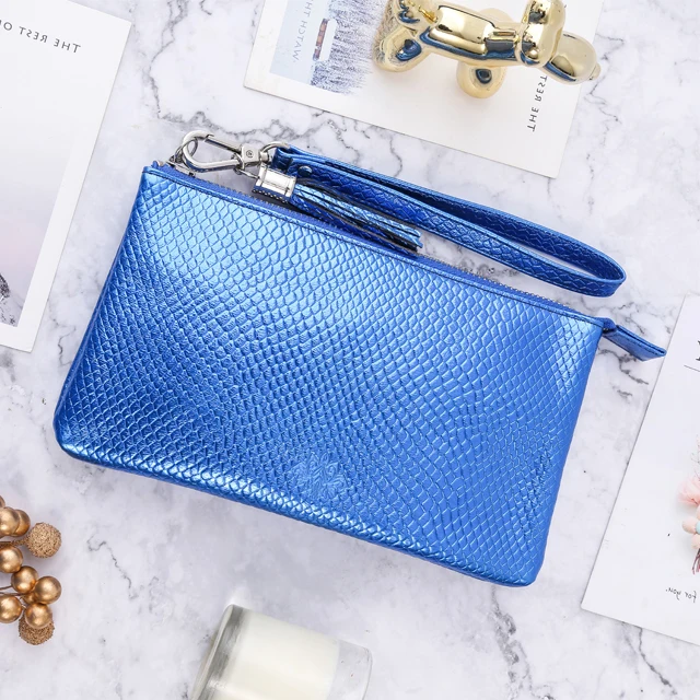 manufacturer plain key chain korean cellphone zipper long wallet women ladies purse