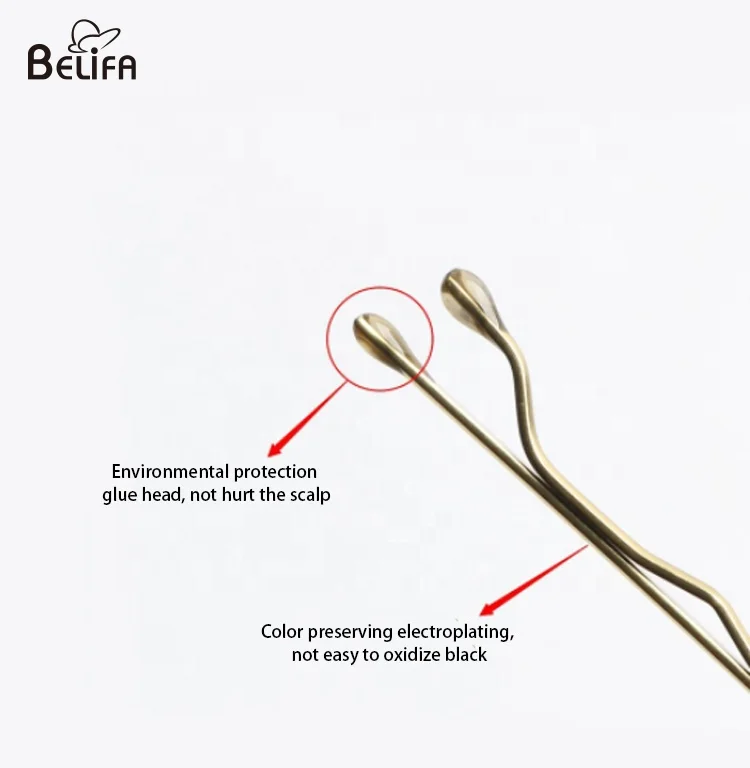 150 шт./коробка для хранения, золотые и черные волнистые заколки-невидимки для волос, u-образные металлические заколки для волос