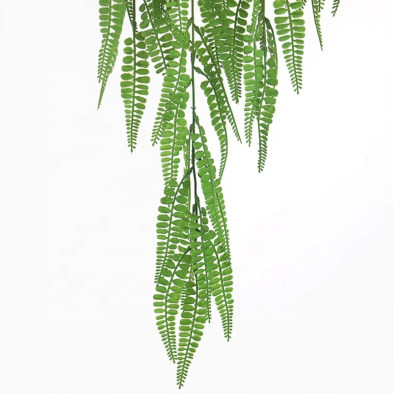 110cm long plastic hanging boston fern plant bush good for wall hanging decoration