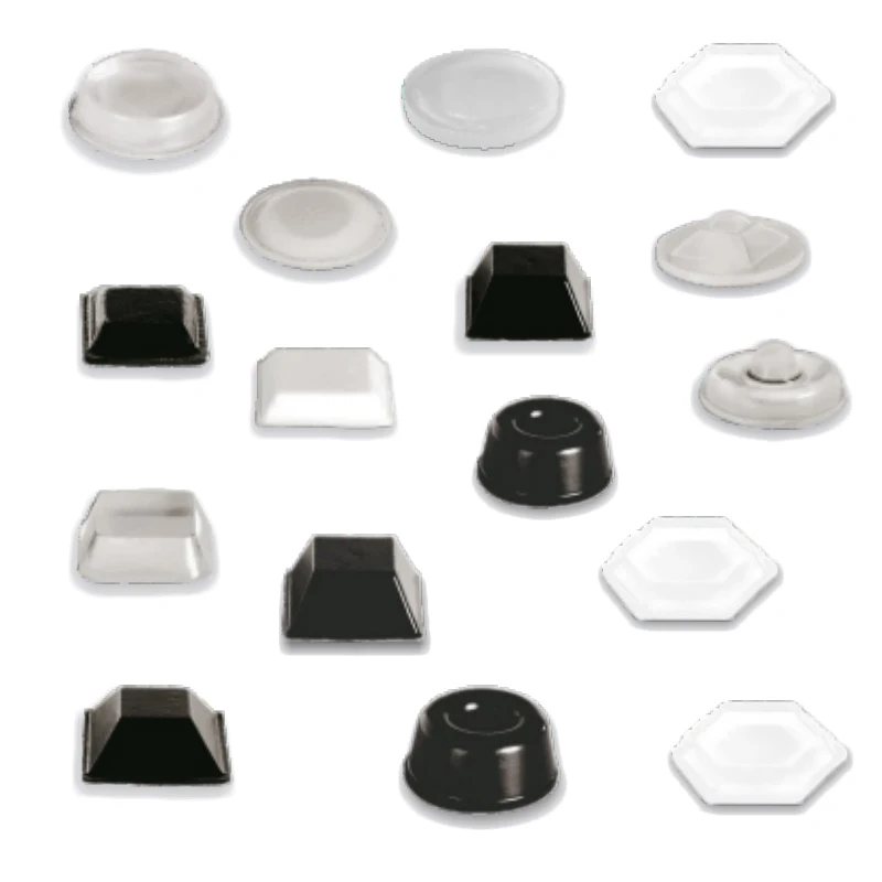 Customized Polyurethane Black HPB Hemispherical Anti-vibration Self-adhesive Self Stick Telephone Audio Computers Drawer Bumper