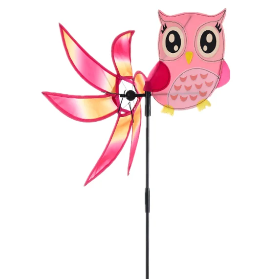 Лидер продаж ветряная мельница в виде совы подходит для всех видов деятельности в зоопарке ветряная мельница детская игрушка ветряная мельница