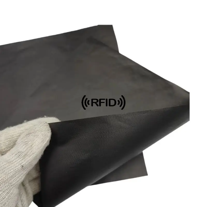 Wifi EMI EMF RFID blocking faraday fabric signal shielding fabric Anti radiation RFID bag lining fabric