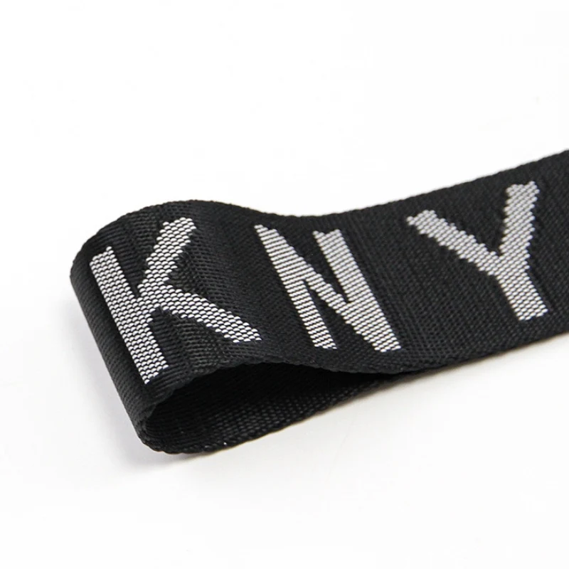 manufacturer Custom Black Nylon Embroidery Jacquard Webbing For Accessory