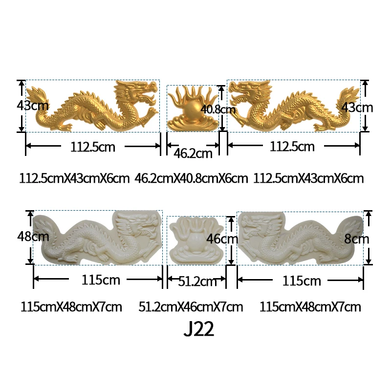 molds for concrete statues animal dragon garden ornaments cement casting  decorative finials wall relief plastic sculpture forms