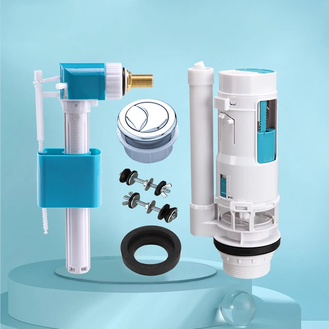 Hot sale Premium sanitary ware bathroom toilet tank fitting mechanism dual flush valve for High Pressure Toilet Tank