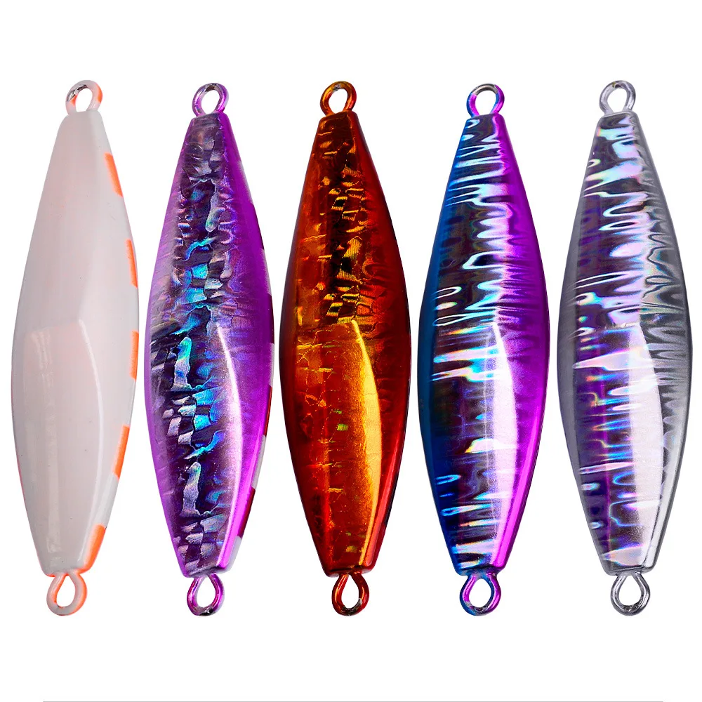 NWERGY Metal Jig Lures Obsession 30g 40g 60g 80g 100g 120g Fishing Lure Zinc Alloy Slow Metal Jigs  For Saltwater Freshwater