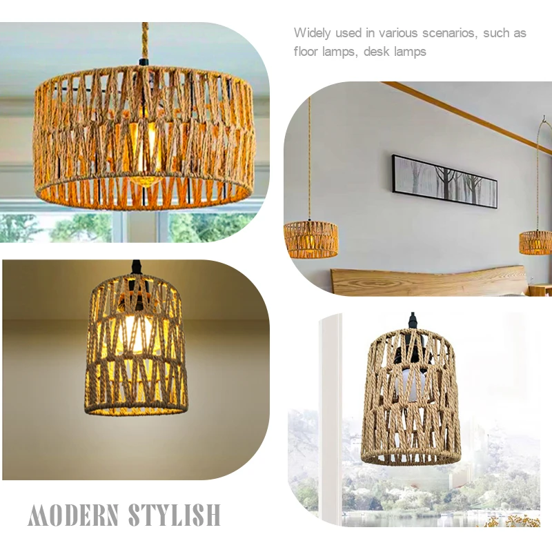 Antique wicker lamps shades floor lamps table pendant ceiling light lamp shades