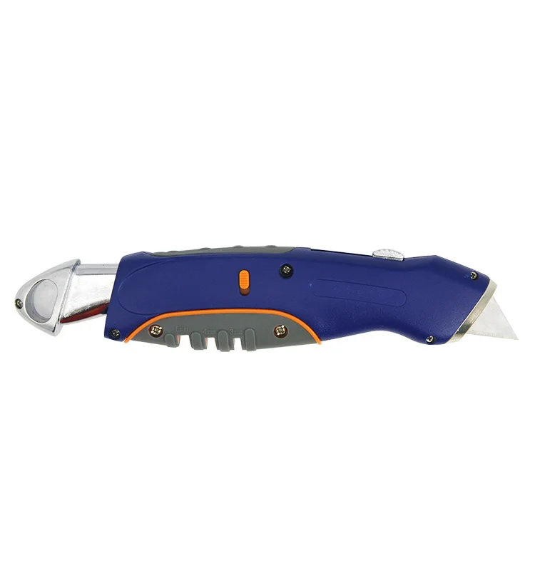 
Zinc alloy Heavy Duty Rubber Grip Multifunctional Utility Knife 