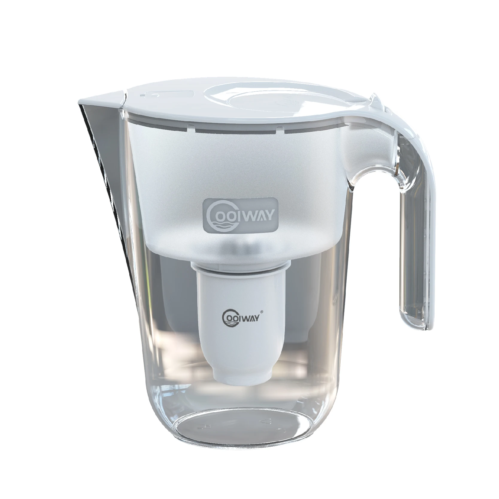 Большой емкости экологически чистый усовершенствованный Щелочной фильтр для воды портативный Сменный фильтр для щелочной воды кувшин