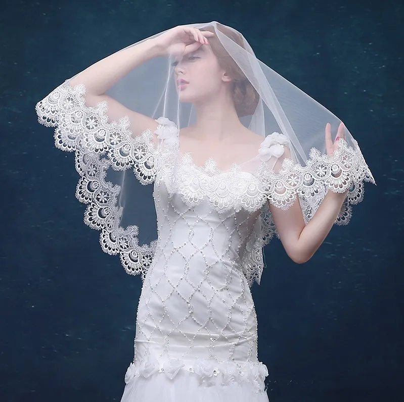 ROMANTIC Fashion Elegant Women Wedding Bridal Veil Soft Tulle Wedding Veil