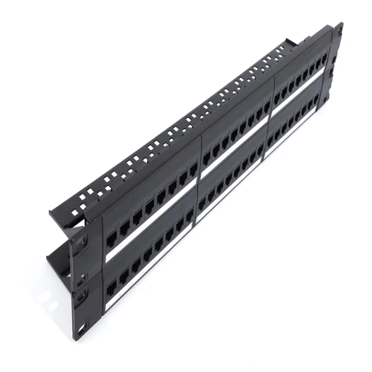  Высококачественная коммутационная панель cat6/CAT6a с гнездом Keystone RJ45