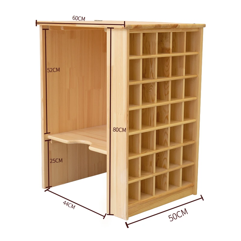 
Customized solid wood for kindergarten children cup cabinet water cup cabinet 