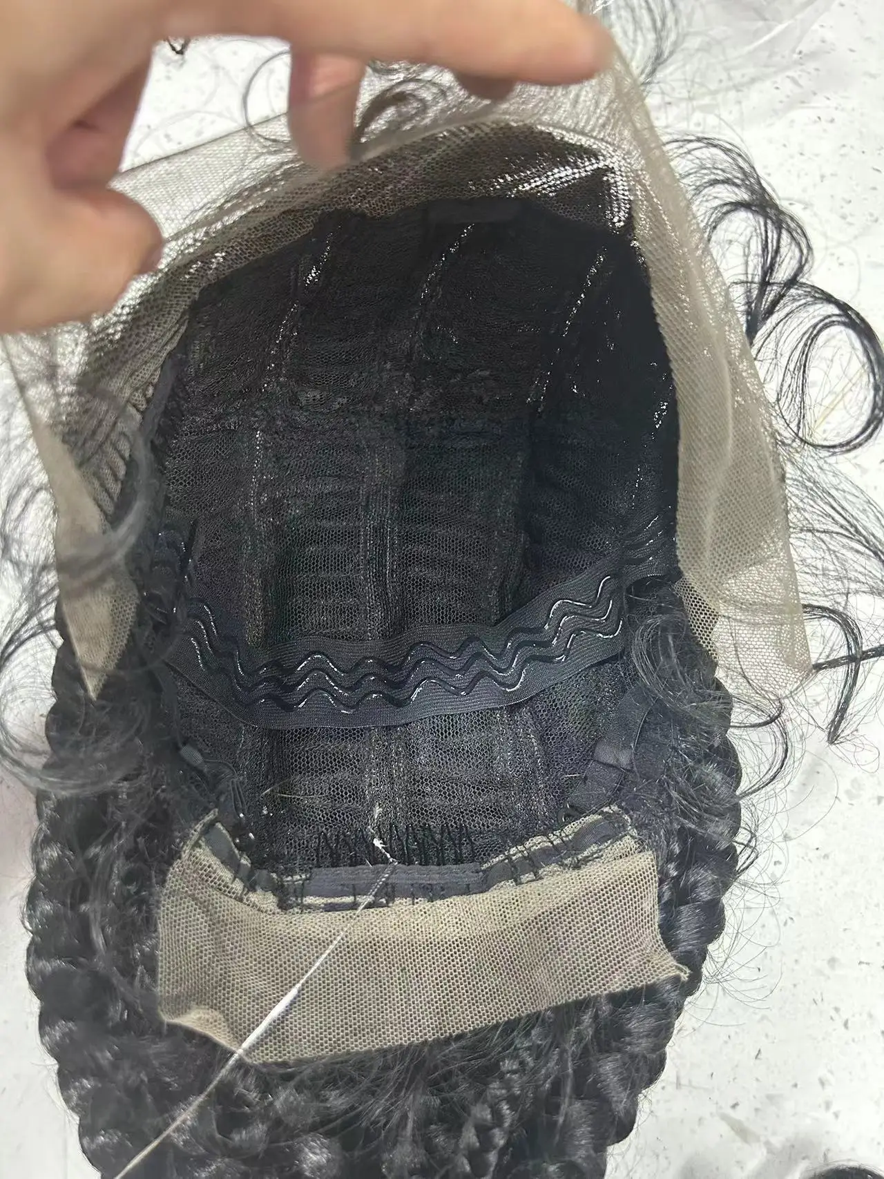 Synthetic Lace Braided Wig Ready to Ship Ponytail Wigs Dreadlock Twist Front Glueless with Baby Hair