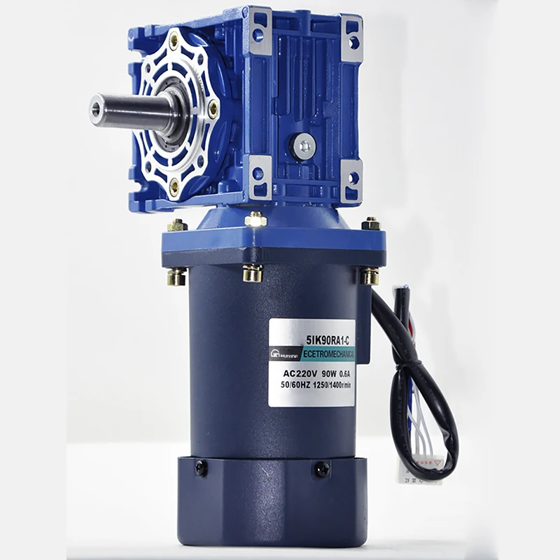 NMRV 40 food machinery industry low noise worm gearbox reducer for wide stage equipment worm geared motor