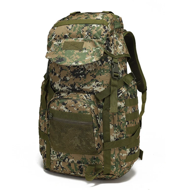 60L Black Python Camouflage Vintage Modern Medical Highland Stealth Tactical Training Backpack