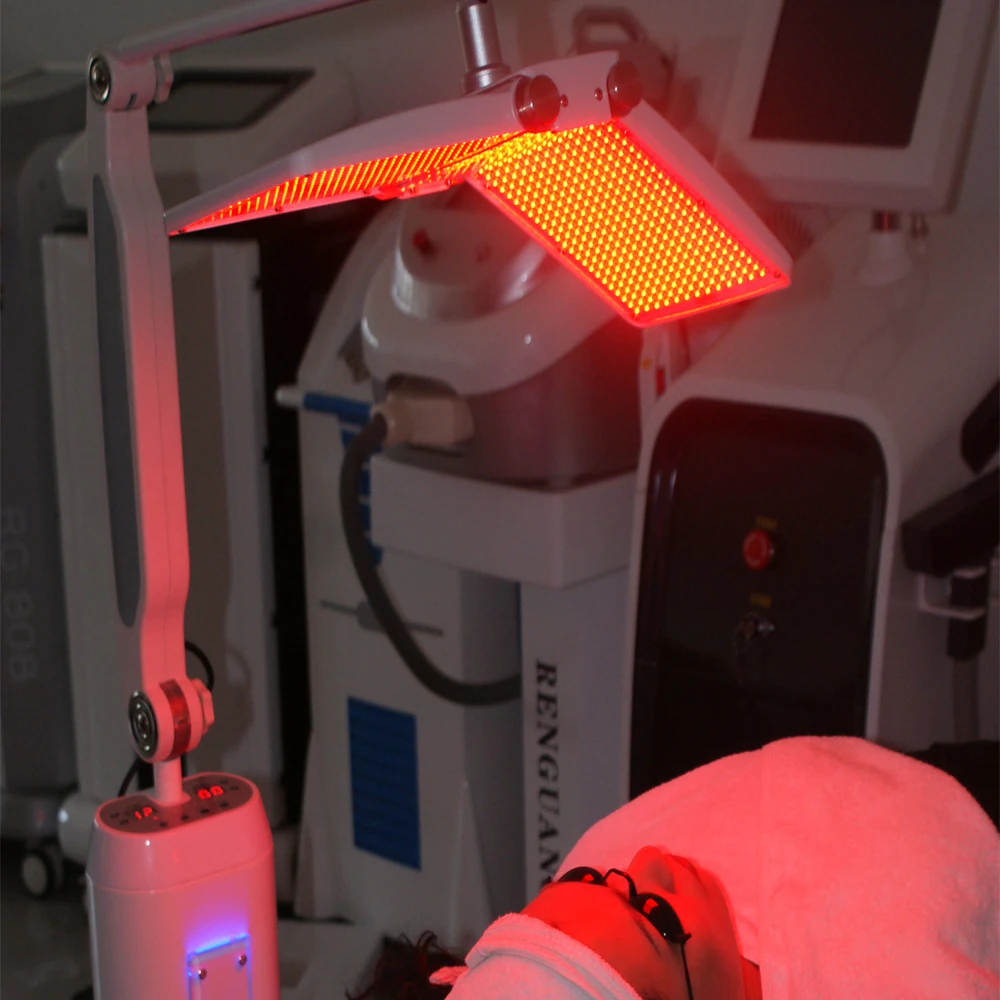 Near Infrared Photon Led Light Therapy Lamp 660Nm 850Nm Facial Anti-Aging Red Led Face Therapy