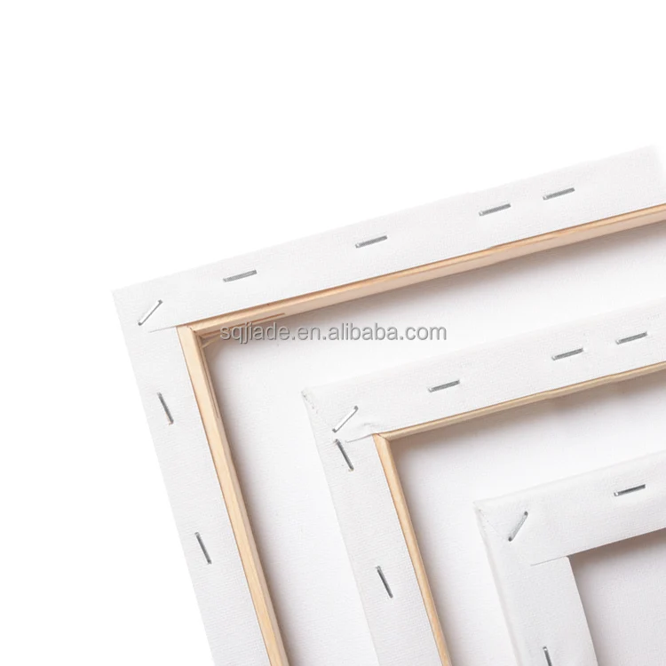 2022 Best Selling 100%cotton stretched canvas board Blank art Canvas set for painting