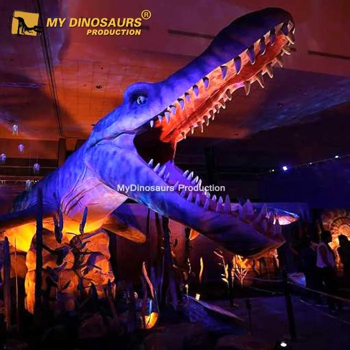 MYDINO Mosasaurus Vivid Animatronic Simulation Dinosaur Model