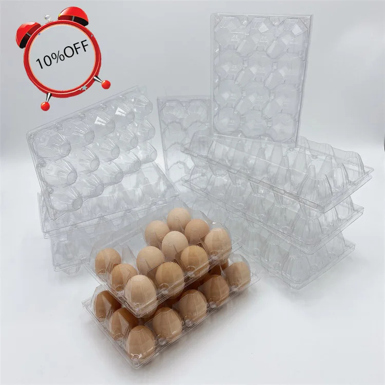 
Latest Design Clear Disposable Transparent Pvc Egg Trays Manufacturers 