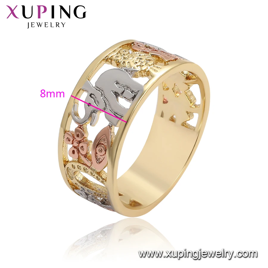 16343 Xuping 2020 Модное Новое прибытие слон позолоченное цветное кольцо для