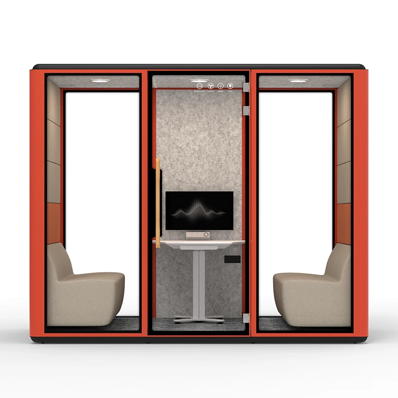 customized colorful soundproof portable office pod soundproof office phone booth Private Space audiometric booth for office