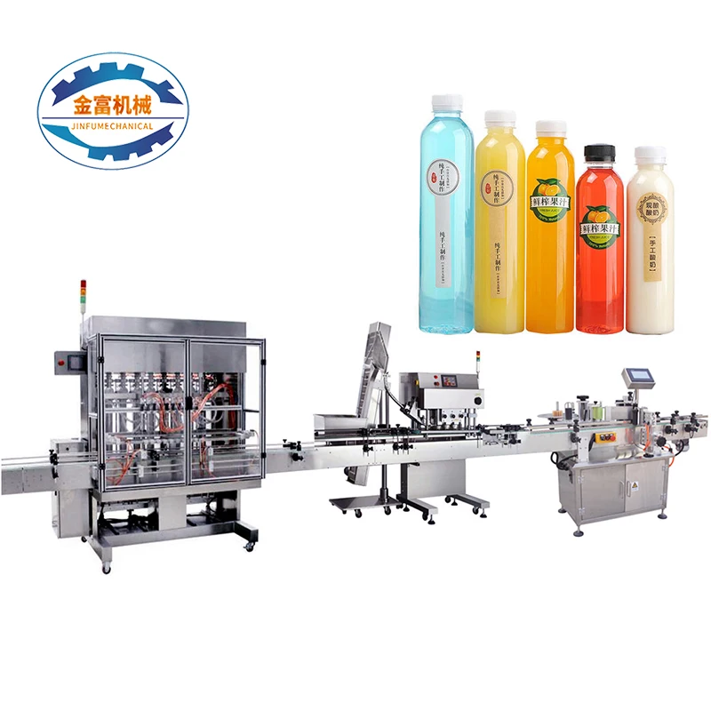 Essential oil liquid transparent bottles spray bottle liquid filling capping machine labeling machine price