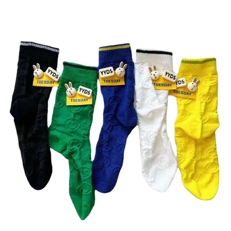 304Custom design hosiery pile hosiery woman