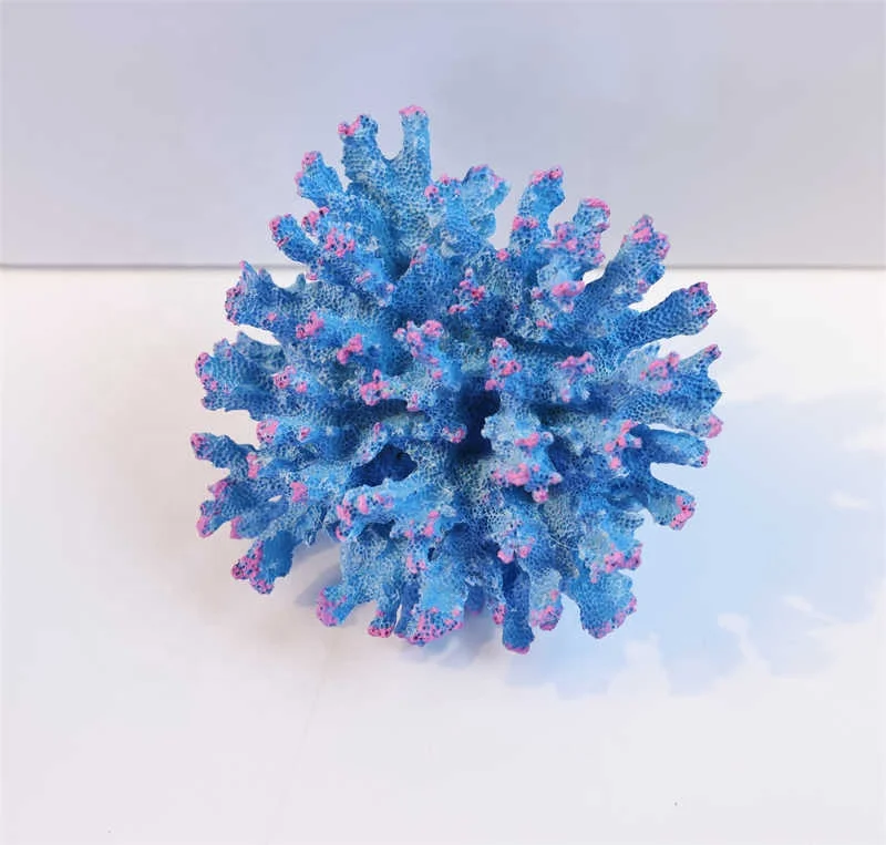 OEM/ODM Non-toxic resin lifelike resin artificial corals for fish tank Aquarium decorations