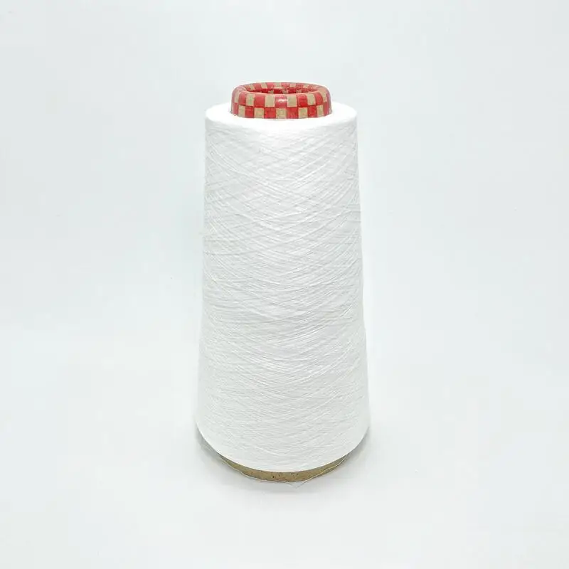 Ne 30/1 100% Virgin Polyester vortex  yarn  MVS  spun yarn  for knitting polyester ring spun yarn
