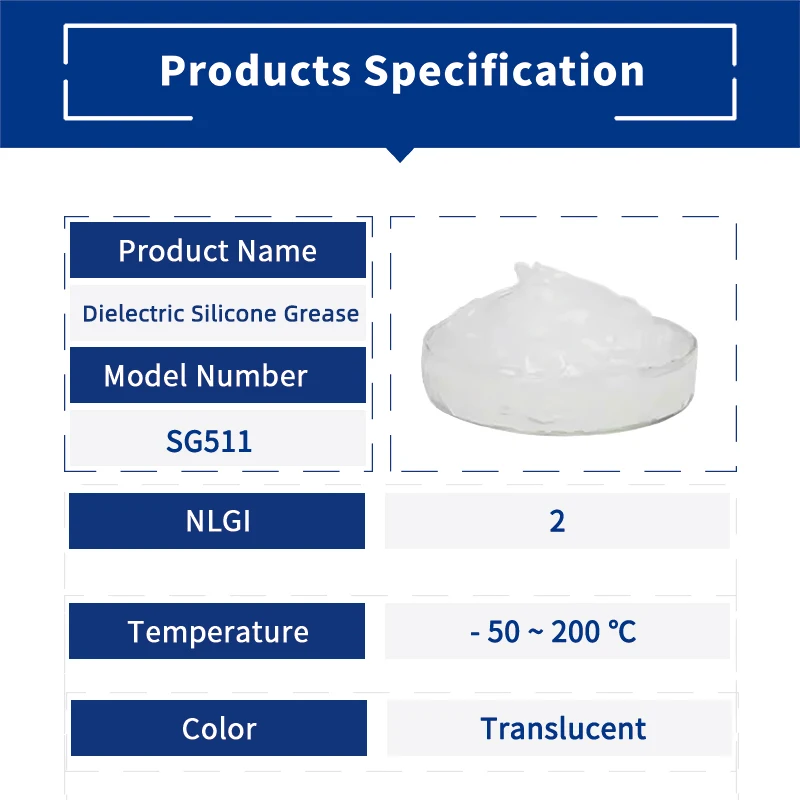 Excellent insulation properties waterproof sealing silicone grease for car charging gun