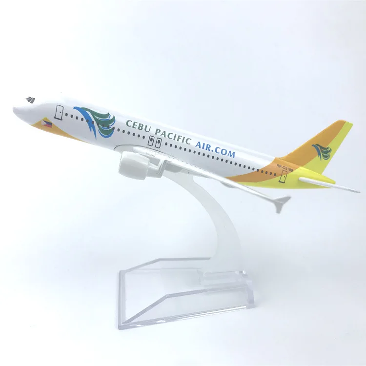 16 см Air Philippines CEBU PACIFIC A320 Airbus 320 авиалиний Airways модель самолета из сплава металлическая