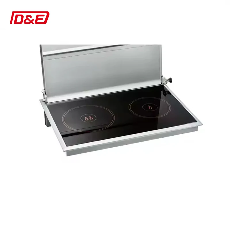 Top Quality Inlaid Parking Stove 12V Foldable Diesel Cooker Air Heater Stove For RV Camper