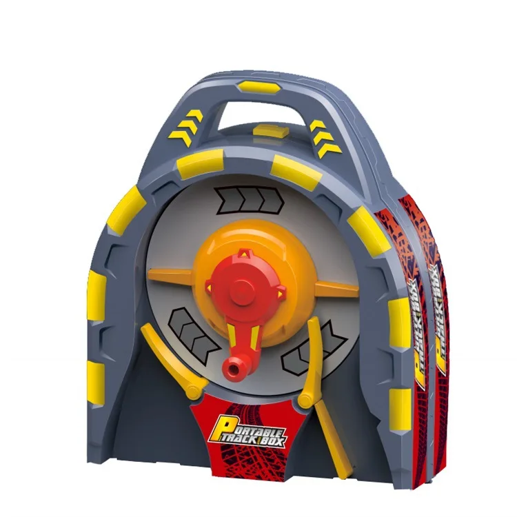 2021 new arrival racing Swing Track Set Creative Foldable Racing Track Assembly Car Adventure Track Toy Racing cyclotron