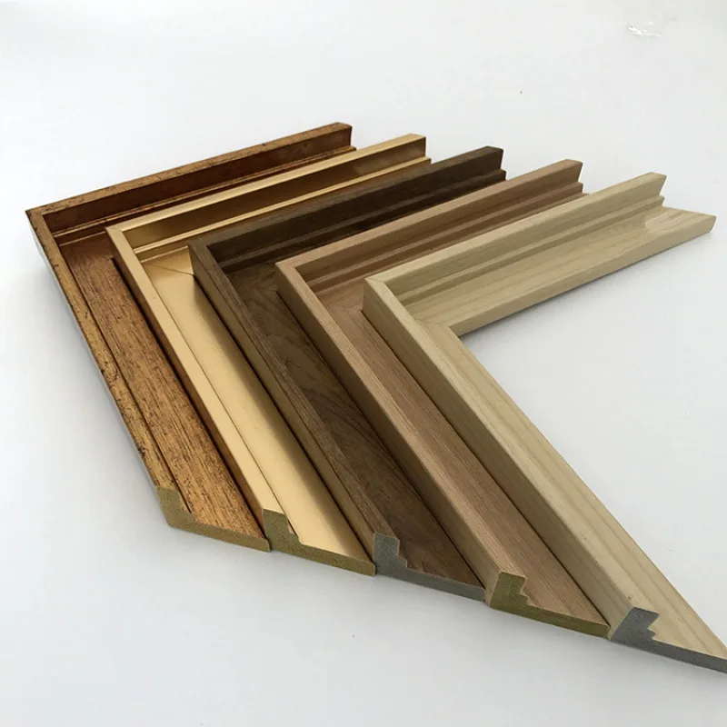 ps line wholesale L type rimless picture frame frame strip modern oil painting frame