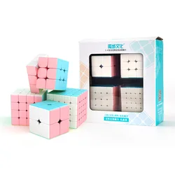 Fast delivery wholesale puzzle toy set plastic magic cube for kids 3x3 3x3x3 6*6 3d mirror keychain mini speed magical organizer