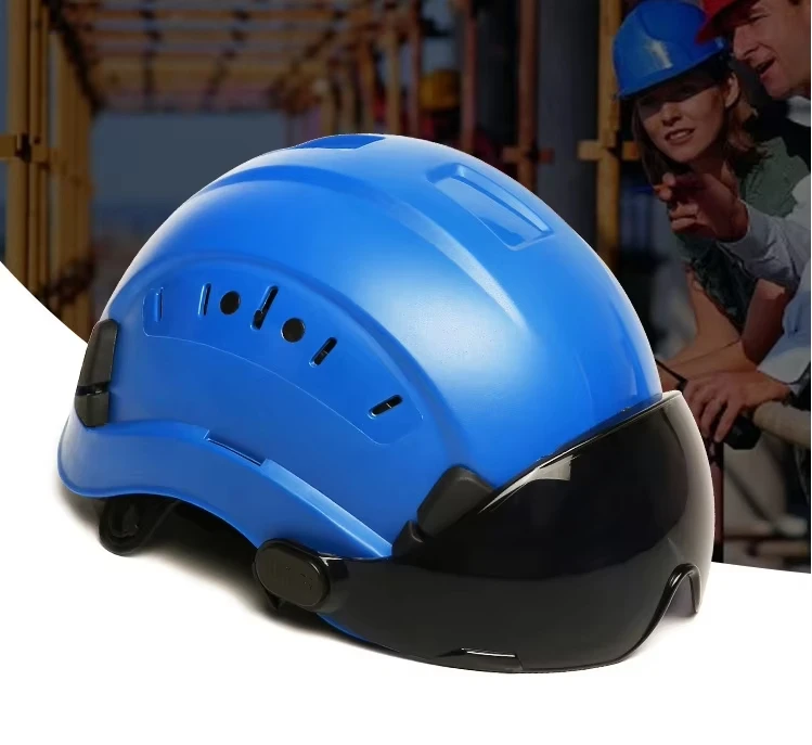 Personal Protective Equipment Hard Hats Safety Helmet Goggles ABS Construction Work Cap Protective Hat helmet with Logo