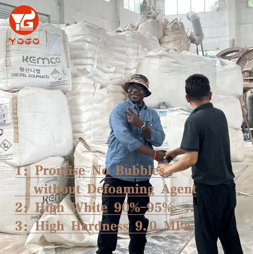 No Defoaming Agent High White 95% Plaster Powder Clone No Impurities Painting Gypsum High Strength Gypsum Powder Kids