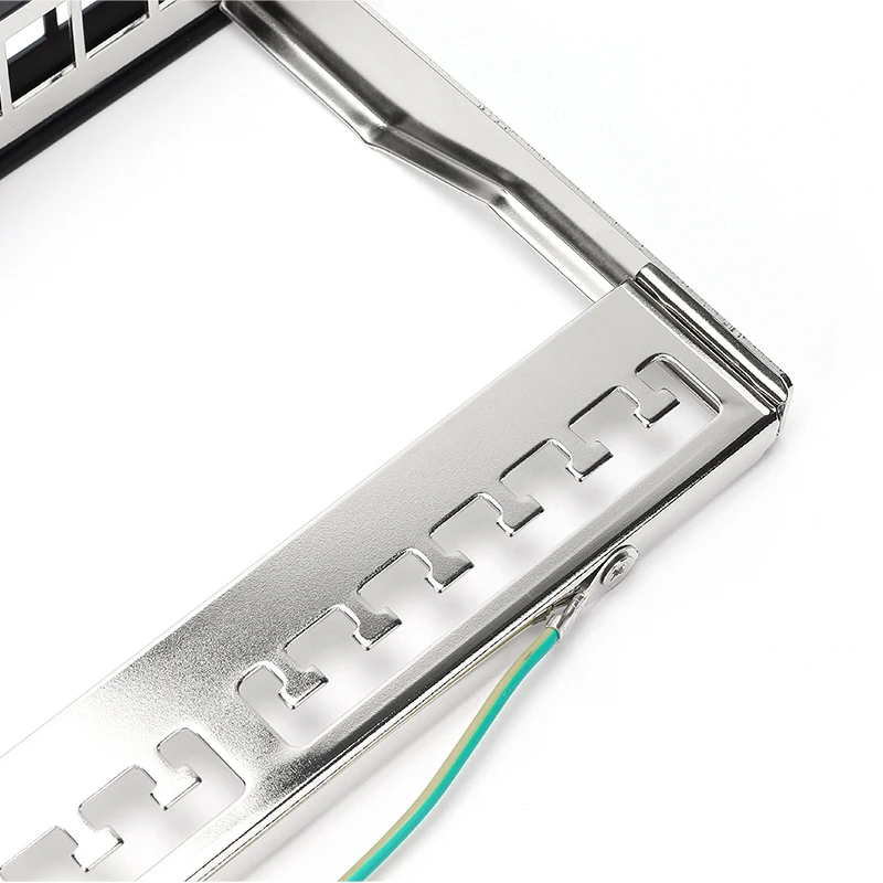 UTP FTP 24 Port RJ45 Keystone Patch Panel Cat5e Cat6 Patch Panel With Bar
