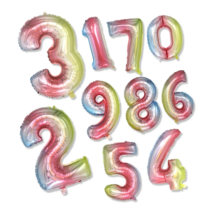 MTF Горячая продажа 32 дюймов гелий номер фольги Воздушные шары Globos распродажа воздушных шаров, оптовая продажа из Китая шары арки