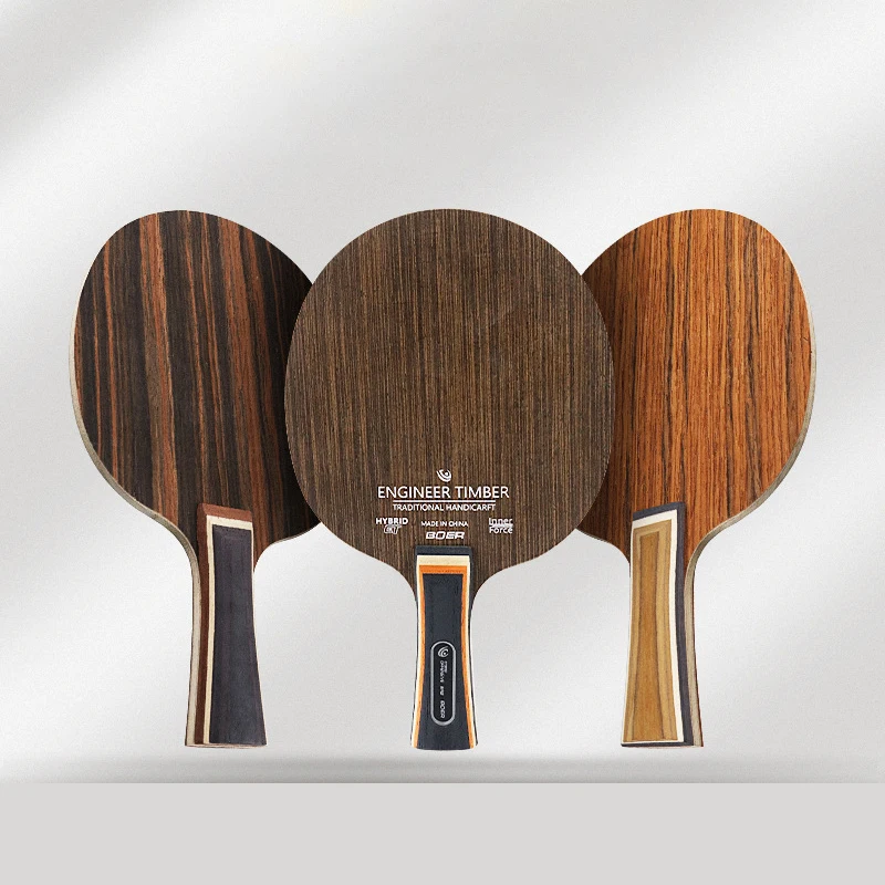 YoungJoy Ayous большая сердцевина Senna siamea ebony 5 слоев чистое дерево + 2 карбоновые ракетки для пинг-понга настольное теннисное лезвие
