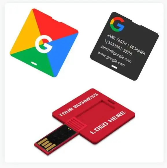 Promotion credit card usb stick custom Logo 256GB swivel usb stick 64GB 128GB eco friendly tape drive cardwaterproof pendrive