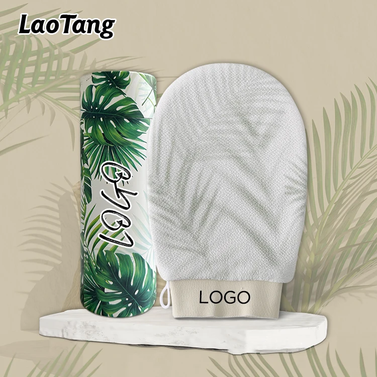 Silicone-free Viscose Dead Skin Remover Exfoliating Mitt Body Scrubber Gentle Exfoliating Glove For Softer & Smoother Skin Glow