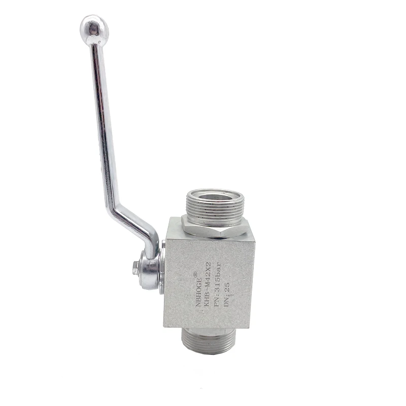 KHB -M22*1.5 manufacture good price hydraulic4500psi stainless steel high pressure ball valves dn8