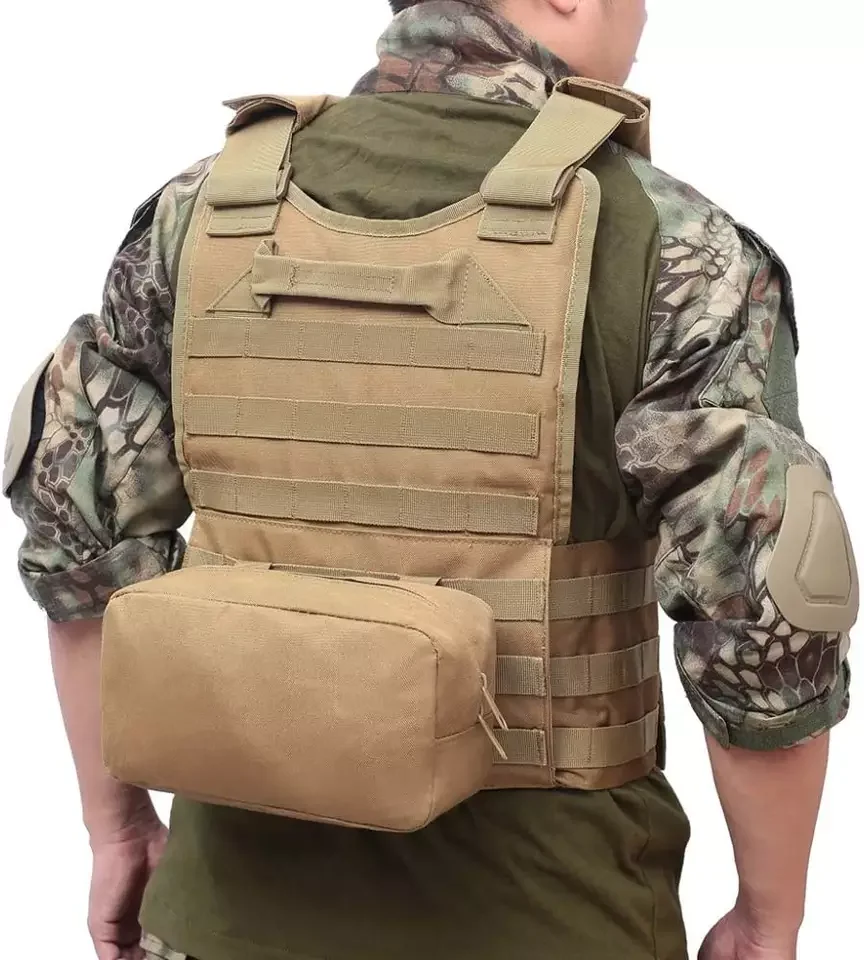 Wholesale Oxford Fabric Protective Vest Tactical Plate Carrier Safety Tactical Vest with Molle System